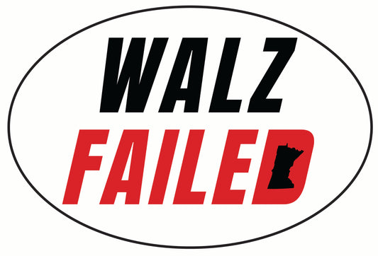 5 Walz Failed Minnesota Sticker